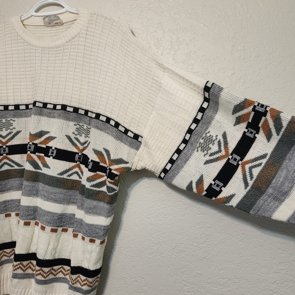 FINE LINE Vintage Knit Sweater Pullover XL - Picture 2 of 8
